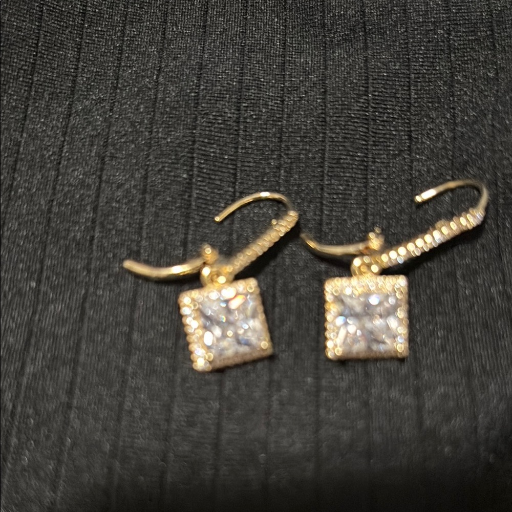 Elegant Gold and silver Earrings